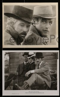 7s583 BUTCH CASSIDY & THE SUNDANCE KID 7 8x10 stills 1969 Paul Newman, Robert Redford, Ross!