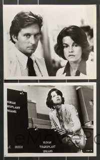 7s234 COMA 71 8x10 stills 1977 Genevieve Bujold, Michael Douglas, Elizabeth Ashley!