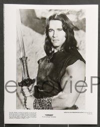 7s289 CONAN THE BARBARIAN 18 8x10 stills 1982 Arnold Schwarzenegger & sexy Sandahl Bergman!