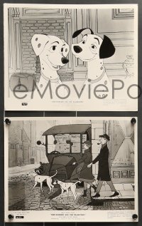 7s379 ONE HUNDRED & ONE DALMATIANS 13 8x10 stills 1961 Disney classic cartoon, great images!