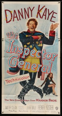 7t767 INSPECTOR GENERAL 3sh 1950 art of Danny Kaye & luscious little lovely Barbara Bates!