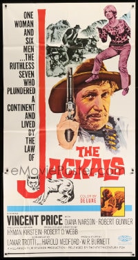 7t770 JACKALS 3sh 1967 Vincent Price plundering in South Africa with ruthless companions!