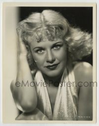 8a358 GINGER ROGERS 8x10.25 still 1934 wonderful Bachrach portrait about to make Gay Divorcee!