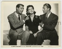 8a415 HIS GIRL FRIDAY 8x10.25 still 1939 Cary Grant & Ralph Bellamy fight over Rosalind Russell!