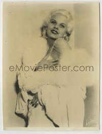 8a403 HELL'S ANGELS deluxe 7.25x9.75 still 1930s stunning portrait of sexy Jean Harlow by Walters!