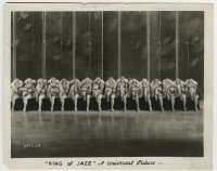 8a519 KING OF JAZZ 8x10.25 still 1930 great image of sixteen sexy chorus girls lined up on stage!