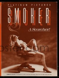 8d398 SMOKER pressbook 1983 super sexy smoking Sharon Mitchell is a scorcher!