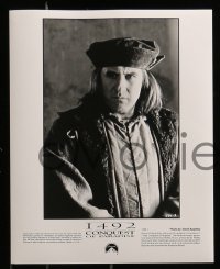 8d506 1492 CONQUEST OF PARADISE presskit w/ 21 stills 1992 Gerard Depardieu as Christopher Columbus