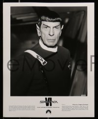 8d927 STAR TREK VI presskit w/ 18 stills 1991 William Shatner, Leonard Nimoy, DeForest Kelley