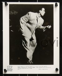 8d932 STOP MAKING SENSE presskit w/ 4 stills 1984 Jonathan Demme, Talking Heads, David Byrne