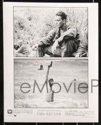 8d947 THIN RED LINE presskit w/ 10 stills 1998 Sean Penn, Woody Harrelson & Caviezel in WWII!