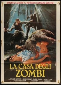 8f272 CHILD Italian 1p 1977 completely different gruesome art of zombies feeding by Mafe!