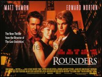 8p418 ROUNDERS DS British quad 1998 poker players Damon & Norton with sexy Gretchen Mol!