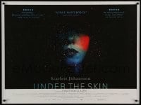 8p447 UNDER THE SKIN DS British quad 2013 Scarlett Johansson, fantastic Neil Kellerhouse art!