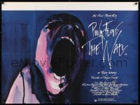 8p452 WALL British quad 1982 Pink Floyd, Roger Waters, classic Gerald Scarfe rock & roll art!