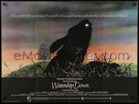 8p453 WATERSHIP DOWN British quad 1978 based on Richard Adams' best seller, cool bunny art!