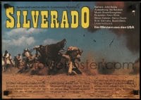 8p197 SILVERADO East German 11x16 1987 Kevin Kline, Scott Glenn, & Costner, completely different!