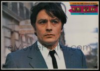 8p988 UN FLIC teaser Japanese 1972 Jean-Pierre Melville, great c/u of worried Alain Delon!