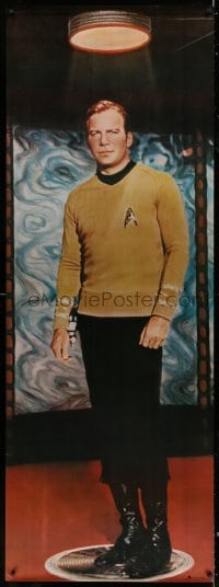 8r190 STAR TREK 26x72 commercial poster 1976 great images of William Shatner on transporter pad!