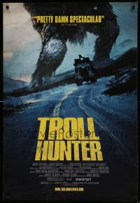 8r943 TROLL HUNTER 1sh 2011 Andre Ovredal's Trolljegeren, wild image of monster!