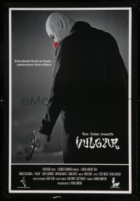 8r962 VULGAR 1sh 2000 Brian O'Halloran in title role, image of creepy clown with gun!