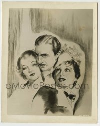 8s342 GREAT ZIEGFELD 8x10 still 1936 wonderful art of William Powell, Myrna Loy & Luise Rainer!