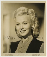 8s354 HAVING WONDERFUL CRIME 8x10 still 1944 head & shoulders portrait of pretty Carole Landis!