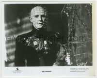 8s357 HELLRAISER 8x10 still 1987 Clive Barker, best c/u of Pinhead, he'll tear your soul apart!