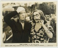 8s362 HIGH FLYERS 8x9.75 still 1937 Robert Woolsey doesn't like Lupe Velez's impression of him!