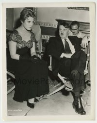 8s365 HITLER candid 8x10.25 still 1962 Richard Basehart in title role with Cordula Trantow on set!