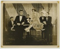 8s368 HOLLYWOOD REVUE 8x10 still 1929 men admire sexy young Joan Crawford sitting on piano!