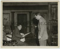 8s376 HOUSE ON HAUNTED HILL 8.25x10 still 1959 Richard Long looks at Elisha Cook Jr. holding knife!