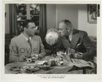 8s392 I WAS AN ADVENTURESS 8x10 still 1940 Erich von Stroheim glares at Peter Lorre across table!