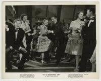 8s407 IT'S A WONDERFUL LIFE 8x10.25 still 1946 James Stewart & Donna Reed having fun at dance!