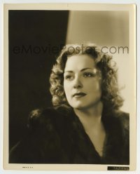 8s408 IVA STEWART 8x10.25 still 1938 close up of the pretty actress wearing fur, Meet the Girls!