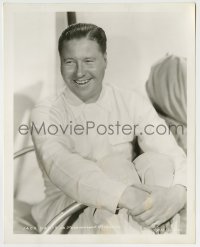 8s410 JACK OAKIE 8x10 still 1943 seated close up of the Paramount funny man smiling really big!