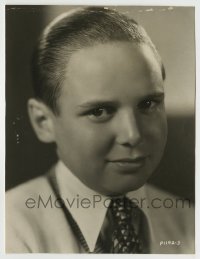 8s413 JACKIE COOGAN 7x9.25 still 1930 super close portrait with his hair slicked back, Tom Sawyer!