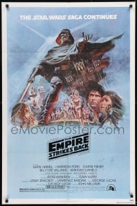 8y234 EMPIRE STRIKES BACK style B NSS style 1sh 1980 George Lucas classic, art by Tom Jung!