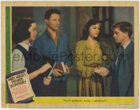 8z082 ANDY HARDY'S PRIVATE SECRETARY LC 1941 Mickey Rooney w/ Kathryn Grayson & Ann Rutherford!