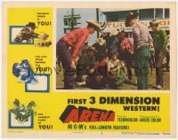 8z088 ARENA 3D LC #2 1953 Gig Young, the first 3 dimension cowboy western, MGM full-length feature!