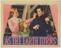 8z091 AS THE EARTH TURNS LC 1934 Polish-American Jean Muir & Donald Woods with their daughter!