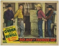 8z098 BAD MEN OF THUNDER GAP LC 1943 Dave Tex O'Brien & James Newill captured by bad guys!