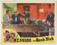 8z101 BANK DICK LC #5 R1949 Grady Sutton & police help W.C. Fields from car at film's climax!