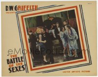 8z106 BATTLE OF THE SEXES LC 1928 D.W. Griffith, couples see Jean Hersholt w/sleazy Phyllis Haver!