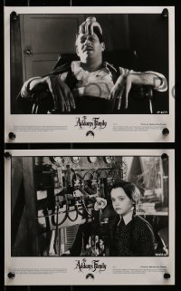 9a392 ADDAMS FAMILY 8 8x10 stills 1991 Raul Julia, Christina Ricci, Christopher Lloyd, Huston