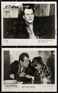 9a486 AFFLICTION 7 8x10 stills 1997 Nick Nolte, James Coburn, directed by Paul Schrader!