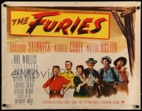 9c173 FURIES style A 1/2sh 1950 Barbara Stanwyck, Wendell Corey, Walter Huston, Anthony Mann!