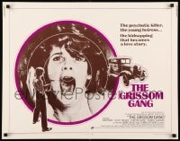 9c188 GRISSOM GANG 1/2sh 1971 Robert Aldrich, Kim Darby is kidnapped by psychotic killer!