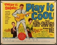 9c367 PLAY IT COOL 1/2sh 1963 Michael Winner directed, Bobby Vee, great rock 'n' roll image!