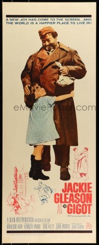 9c670 GIGOT insert 1962 cute Katherine Kath hugs Jackie Gleason, directed by Gene Kelly!